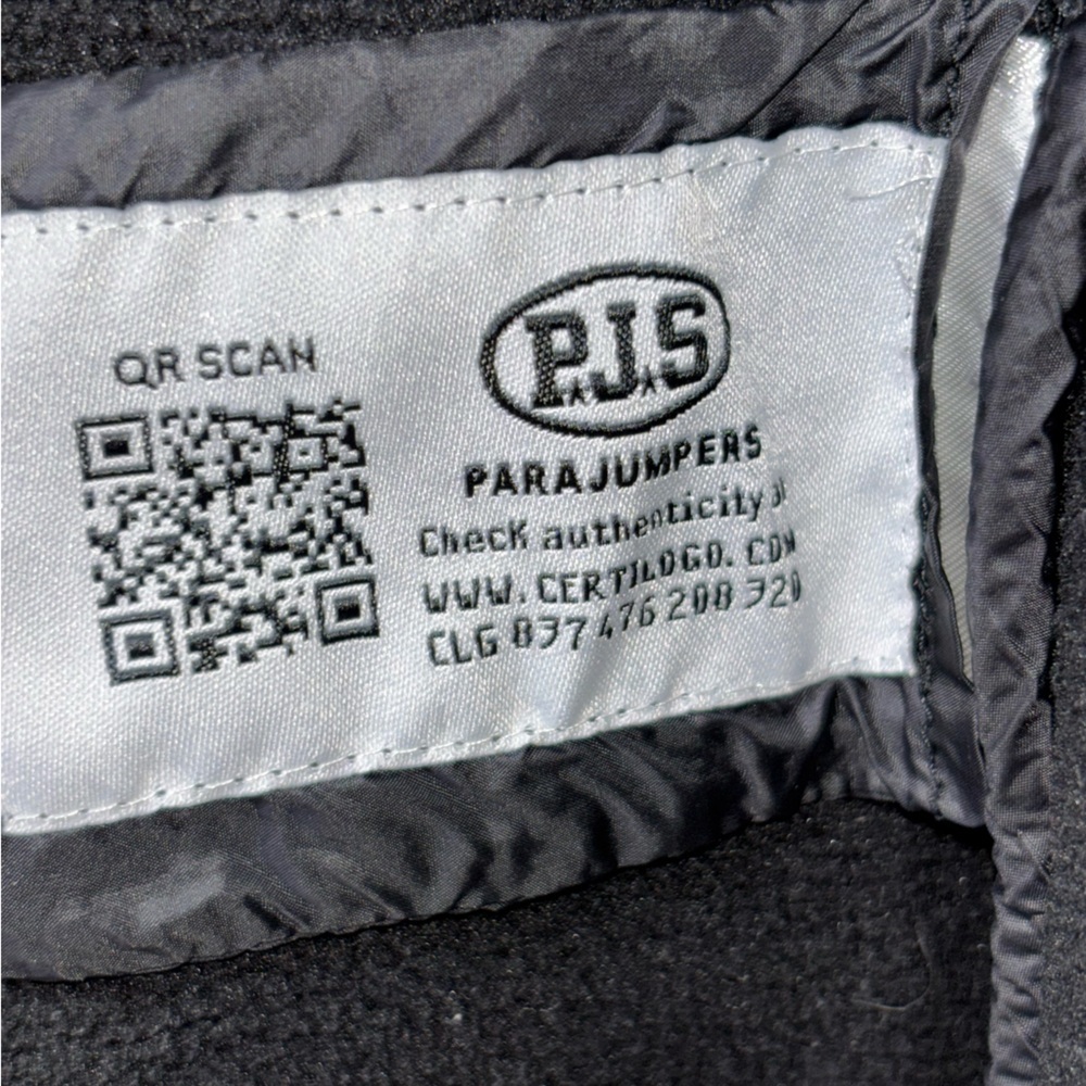 EUC Parajumpers Olivia Mixed Media Down-filled Fleece Jacket Black XS $385​​ - Picture 9 of 13